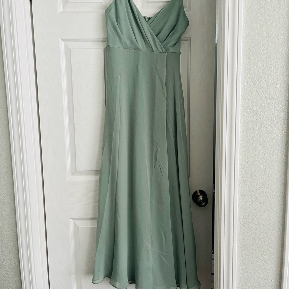 Birdy Grey - Kaia Chiffon Dress in Sage X-small *ALTERED*